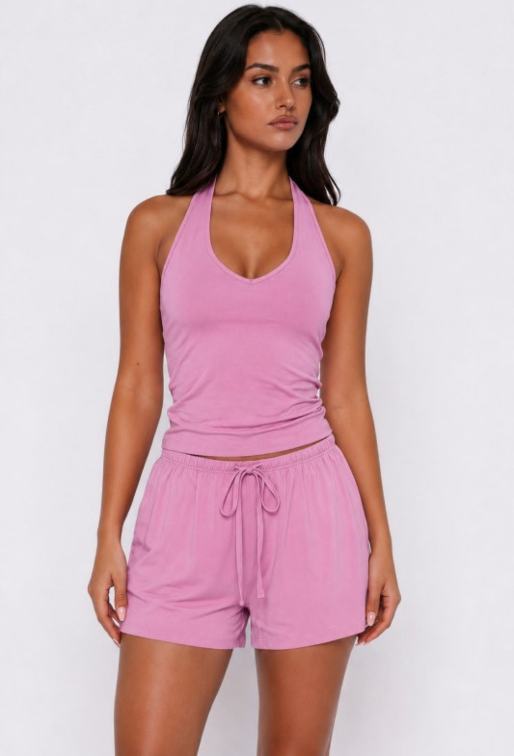 Halter Tank Set (pink)
