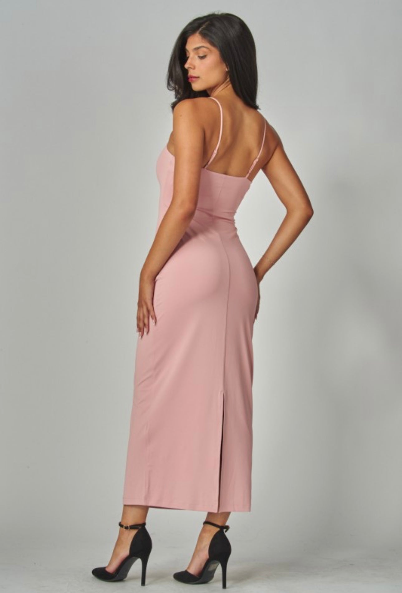 Cami Maxi Dress (rose pink)