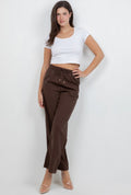 Relaxed Fit Linen Pants (brown)